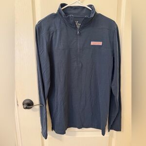 Vineyard Vines Dark Blue Half-Zip Shirt